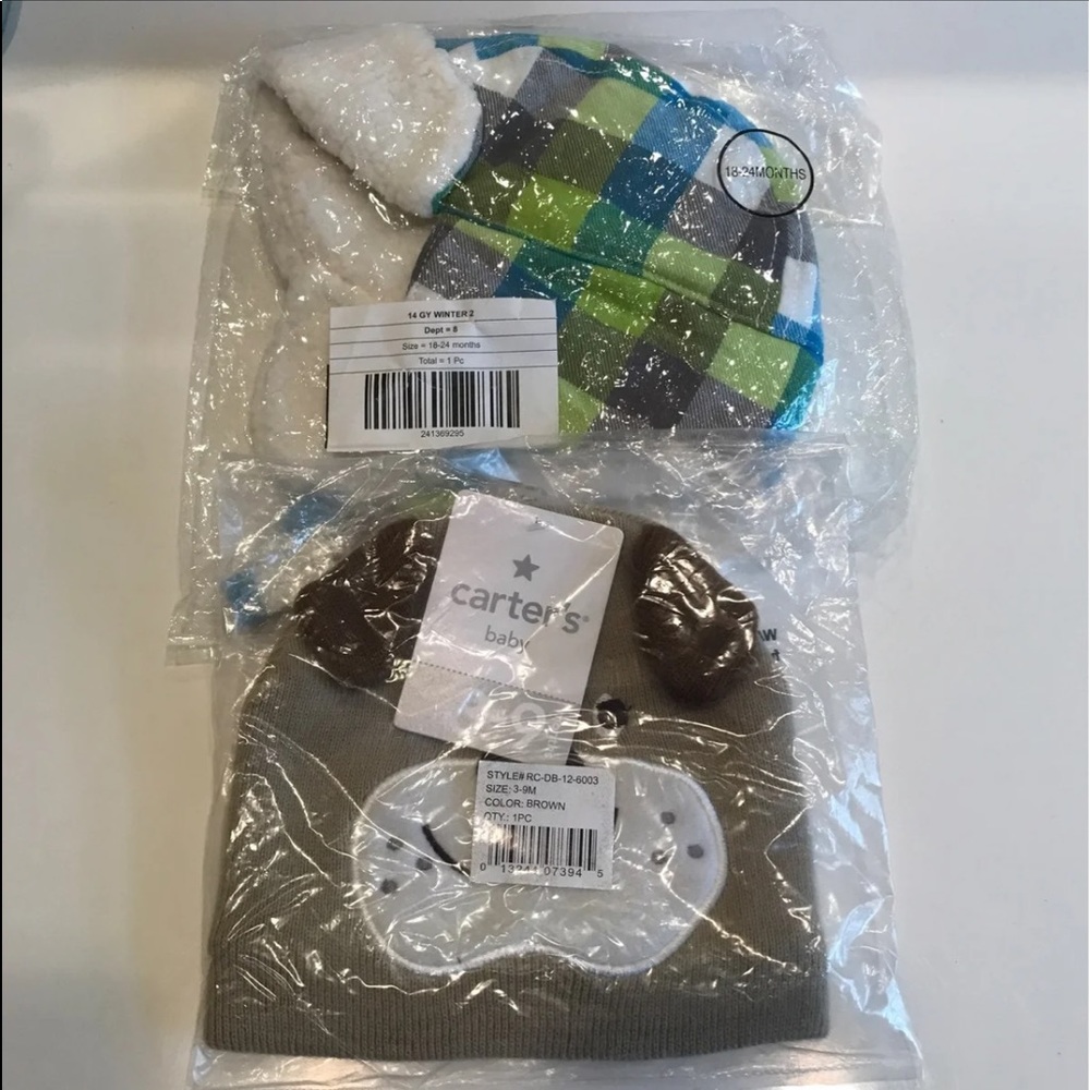 2pack of boy hat